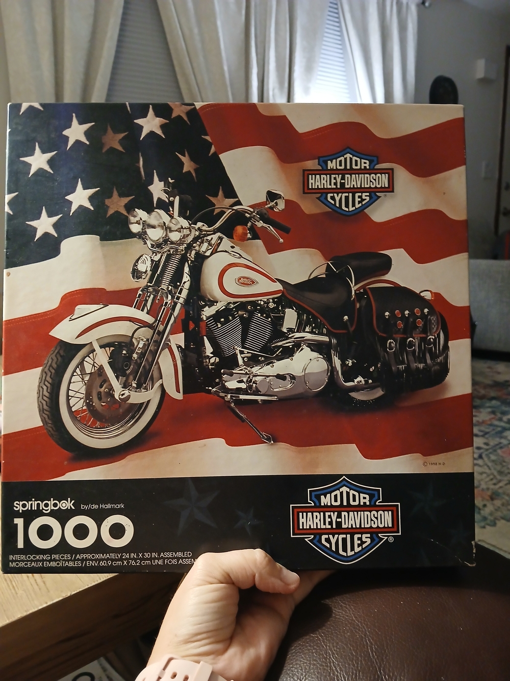 Harley-Davidson Motorcycle 1000 Piece Puzzle - 1998 Springmead